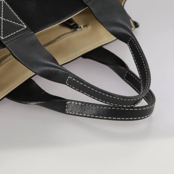 Burberry Blue Label Hand Bag Canvas Black - Picture 7 of 16